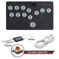 Flatbox Left/Right Layout Mini HitBox Stickless Controller For PS4 FightStick HotSwap Kailh Switch Arcade Joystick For PC/PS3/NS