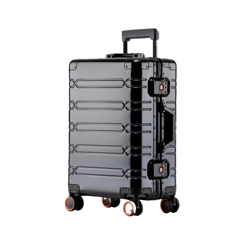 2024 New Large Capacity Durable Luggage Sets Aluminum Suitcase Women Girl Carry-On Boarding Travel 20/24/29