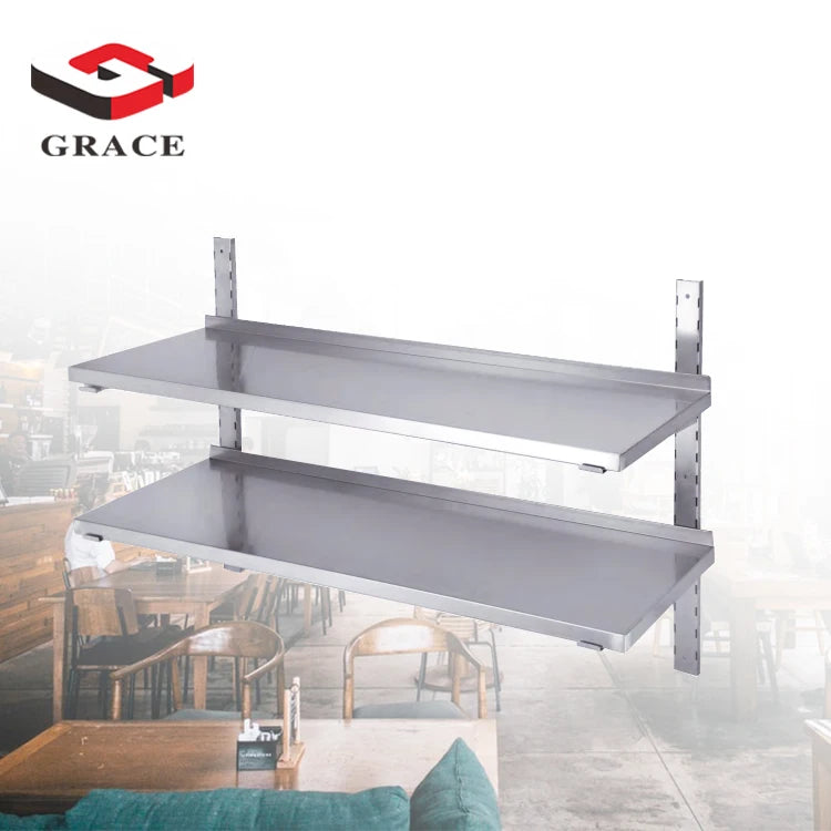 Kitchen Organization Shelves Stainless Steel Wall Mounted Shelf - View 5 | SAMAG