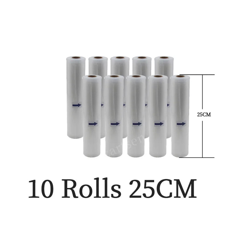 5 Rolls/Lot Food vacuum sealer Storage saver bags Vacuum 5 size Bags For Kitchen Vacuum Sealer to keep food fresh