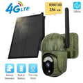 4MP 4G/WIFI Solar Security Camera Wireless Outdoor WiFi Human/Animal Detection 2-Way Talk IP66 Waterproof Wildlife Solar Camera