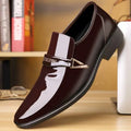 2026 New Men's Formal Dress Shoes, Formal Business High Gloss Slip on Loafers, Comfortable and Casual Men's Driving Boat Shoes