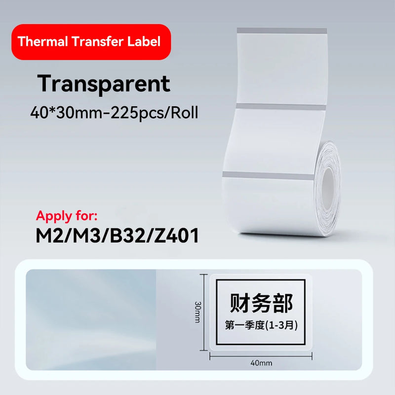 Thermal Transfer Labels for Niimbot M2/M3 Printer Ribbon - View 29 | SAMAG