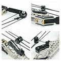 304 Stainless Steel Mini Compound Bow Set with 10 Arrows | SAMAG