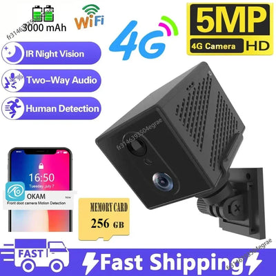 256/64GB 4G SIM Card Mini Camera 5MP 3000mAh Battery | SAMAG