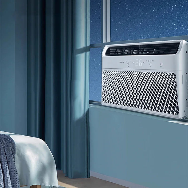 1500W Smart Inverter Window-Type Portable Air Conditioner with Cooling and Dehumidification