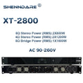 ShennDare XT22500 Professional Power Amplifier 2x2400W 8ohm DJ Subwoofer Amplifier 2 Channel Class D 2X3600W 4Ohm Speaker Preamp