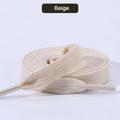 Cotton Shoelaces 1CM Width Flat Shoe laces Tennis Sneakers Shoelace 80/100/120/140/160CM Laces for Shoes Accesories 1Pair