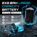 SEESII 3/8"Cordless Ratchet Wrench 55Nm Electric with 6" Extended 12V Rechargeable Angle Car Repair Power - View 6 | SAMAG