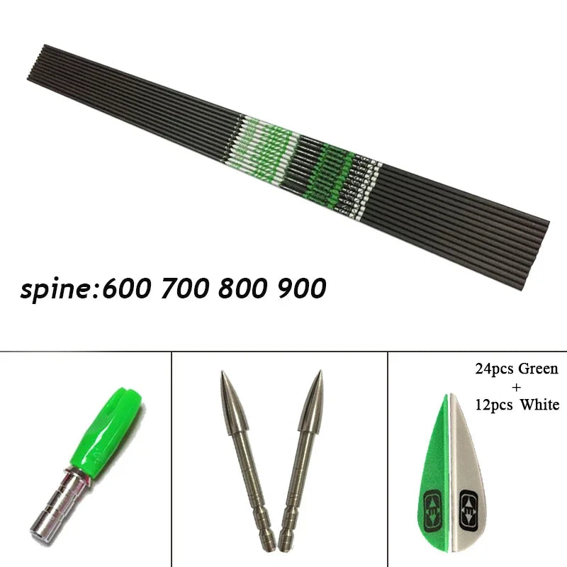 +/-0.001 Arrows Archery Spine 350 - 1000 ID4.2mm Carbon | SAMAG