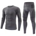 Men Sport Thermal Underwear Suits Outdoor Cycling Compression Sportswear Quick Dry Breathable Clothes Fitness Running Tracksuits