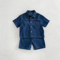 MILANCEL Kids Clothing Set Denim Girls Clothes Suit Shirt - View 6 | SAMAG
