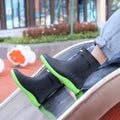 Waterproof Men's Rain Boots 2025 Thickened Warm EVA Sole Plastic Upper Short Toe-Cap Rain Shoes for Kitchen Construction Fishing