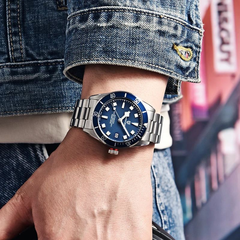 2025 New PAGANI DESIGN Retro Men's Watches NH35 Automatic Watch For Man Mechanical Wristwatch Luxury AR Sapphire Luminous Clock