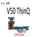 Power Charger Dock USB Charging Port Plug Board With Mic Flex Cable For LG V30 V30S Plus V35 V40 V50 V50S V60 ThinQ 5G