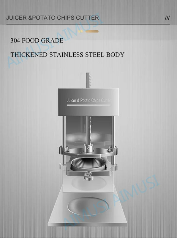 Electric Potato Cutter Shredder French Fries Slicer Potato Chips Making Machine Kitchen Tools