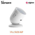 SONOFF SNZB 06P Zigbee Human Presence Sensor SNZB-06P Detector Motion Light Sensing Smart Home Automation Work with Alexa Google