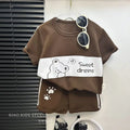 Trendy Clothing New Child Short Sleeve Striped Suits Boys - View 6 | SAMAG