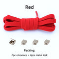No Tie Elastic Shoe Laces One Size Fits All Adult and Kids Shoes Shoelaces for Sneakers Shoelace Tieless Flat Expand Shoestrings