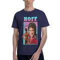 Custom Trendy David Hasselhoff T Shirt Men Short Sleeves Pure Cotton T-shirt Casual  Tee Tops Fashion Tshirt