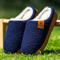 Winter Women's Slippers TPR Sole anti Slip Soft Knit Home Shoes Comfortable and Warm Indoor Casual Shoes