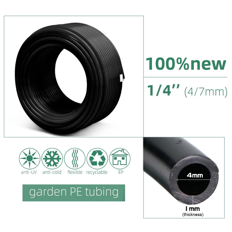 45W Pump 0.4MM Automatic Timing Cooling Watering System 6/9/12/18/21M Outdoor Garden Irrigation Kit Brass Mist Nozzles Sprayer
