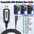 BAOFENG USB Programming Cable CH340 for UV-5R Mini BF-F8HP Pro DM32 UV32 AR-5RM UV-5G Plus GM-15 PRO Ham Radio Walkie Talkies