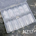 10 Rolls/Box New Black&White Lace Nail Transfer Stickers Sexy Lace Flower Full Wraps Nail Decals DIY French Manicure Decorations