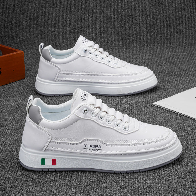 Men's Casual Shoes, Low-Top Lace-Up Sneakers, Trendy and Fashionable Versatile Sneakers