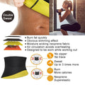 Men Body Shaper Sweat Waist Cinchers Trainer Belt Band Belly Compression Fat Burning Sauna Suit Abs Slimming Workout Shapewear