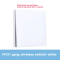 Self-Powered  Wireless Light Switch RF433MHz No Battery Waterproof Wall Panel Remote Control Kinetic Switches  for Home  Schakel
