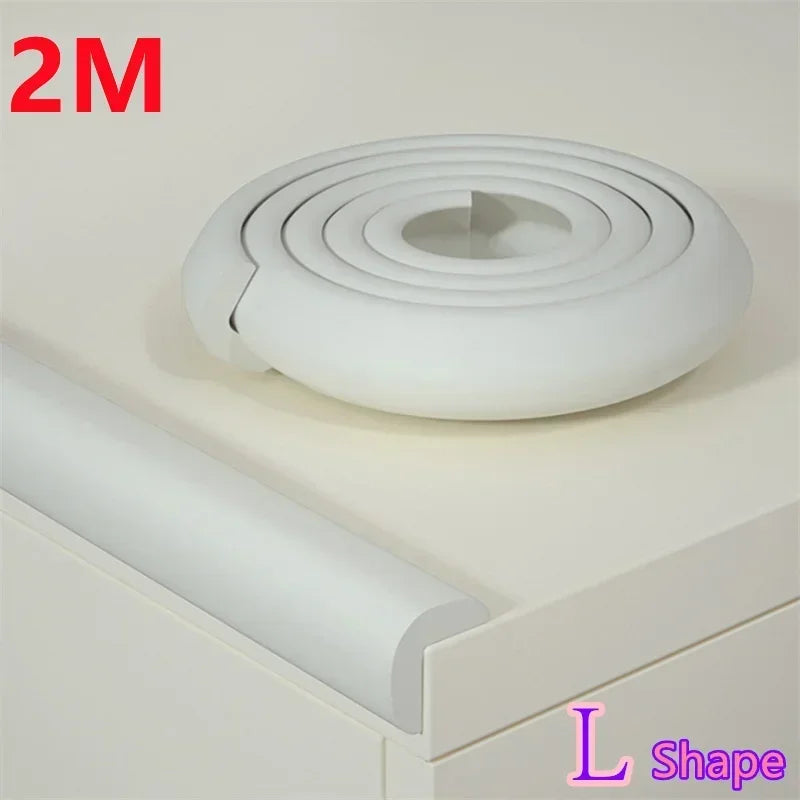 2M Baby Safety Soft Anti-Collision Foam Strip Home Table Corner Protector Tape Table Edge Protector for Baby Protection Products