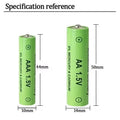 2026 AA AAA1.5V 3000mAh Rechargeable Battery  1.5 V  AA AAA Battery For Clocks Mice Computers Toys Replace Ni-Mh