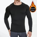 Men's Thermal Underwear Set Warm Breathable Home Wear Solid Color Versatile Sweat-Absorbing Sports Base Layer Autumn Winter