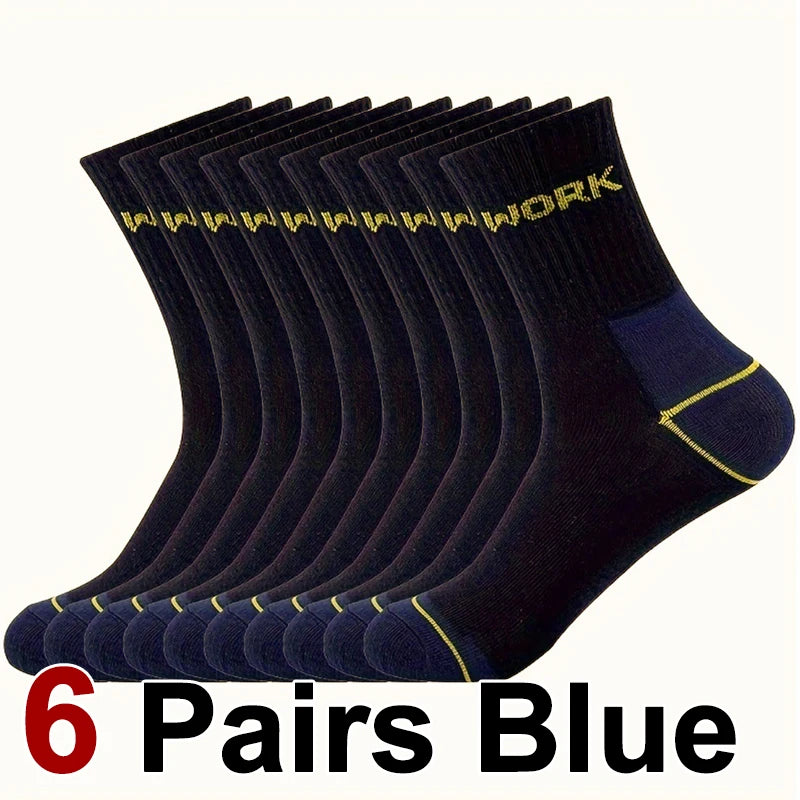 Pairs High-Quality Men Business Odor Proof Mid Tube Socks | SAMAG