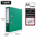Lever Arch File A4 Folder Perforated Loose-leaf Folder Loose-leaf Book Data Book Double Hole Thickened Binders Desktop Organizer