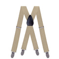 Suspenders for Men Women Fashion 2.5cm X - Back 4 Clips Adjustable Elastic Shirt Trouser Braces Strap - Visuel 7 | SAMAG
