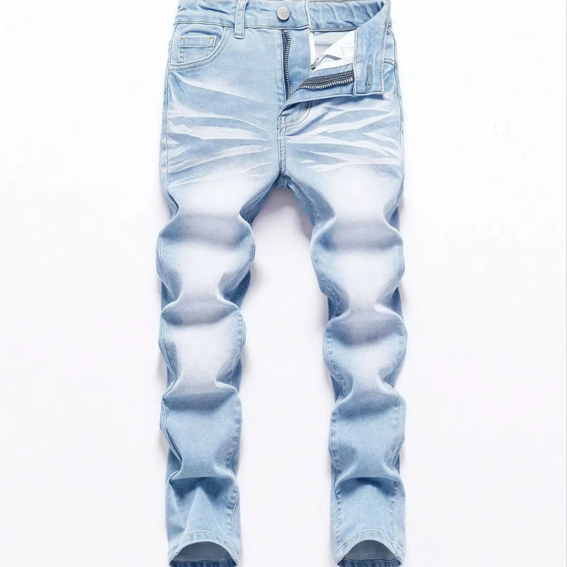 Men's wide pants Brushed jeans Y2K New Rocks buggy black | SAMAG