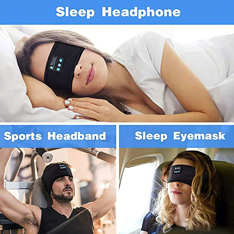 Sleep Headphones Bluetooth 5.4 Headband, Wireless Earphones Music Sleep Earbuds Sleeping Eye Mask With HD Stereo Speakers