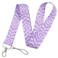 Heart Lanyard Simple Style Neck Strap for Key ID Card Cell Phone Straps Badge Holder DIY Hanging Rope Neckband Accessories