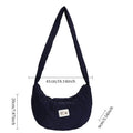 New Texture Simple Hobo Bags Women Leisure Shopping Shoulder Crossbody Bags Lightweight Large Capacity Casual  Commuter Bag