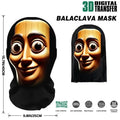 Tung Tung Tung Sahur Riding Mask Funny Breathable Mesh Fabric Mask 3D Mask Cosplay Italian Brainrot Anime Action