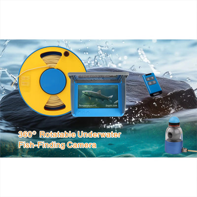 360° Rotating 30m IP68 Underwater Fishing Camera Infrared | SAMAG