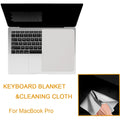 Microfiber Dustproof Cleaning Cloth Notebook Keyboard Cover Laptop Screen Cleaner Kit for MacBook Pro 13/15/16 Inch