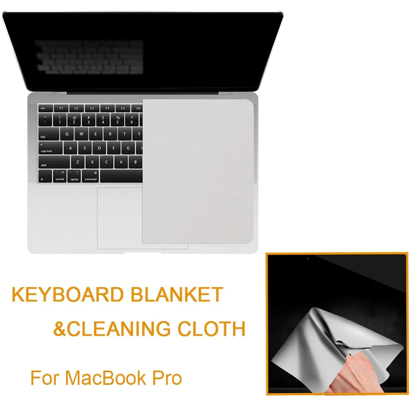 Microfiber Dustproof Cleaning Cloth Notebook Keyboard Cover Laptop Screen Cleaner Kit for MacBook Pro 13/15/16 Inch