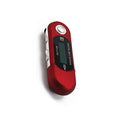 1/2/3 Mini MP3 Player USB 2.0 Small Flash Drive Multilanguage LCD Music Player with 3.5mm Audio Jack Automatic Shutdown for Red
