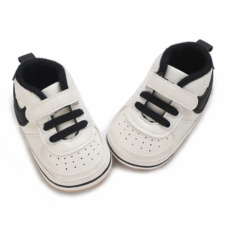 New Baby Shoes Boys Girls Classic Fashion Sports Casual Sneakers Newborn First Walker Toddler Soft Sole Non-Slip Walking Shoes