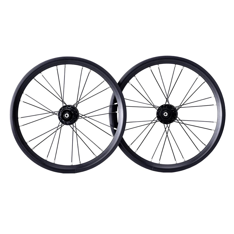 Litepro 16Inch  Folding Bicycle Wheelset Disc V Brake 74x130 100x135MM 20MM 11S 4Sealed Bearing Wheels Alloy Rims
