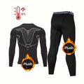 New men training sets, 2 sets elastic warm clothes, the gym running daily wearing, flexible and comfortable