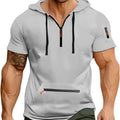Men Hooded Sleeveless Shirt Casual Gym Tank Top Male Breathable Bodybuilding Vest Basketball Shirt Fashion Singlet Man Clothes